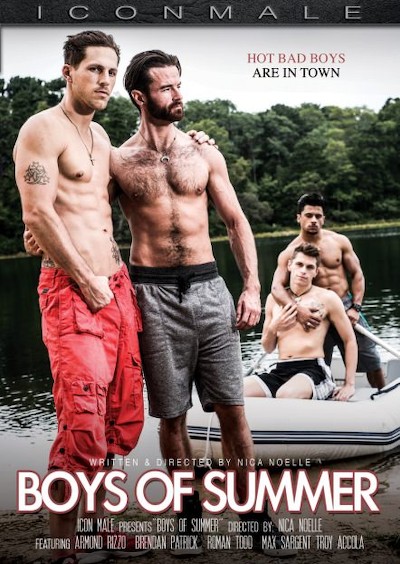 Boys of Summer Porn DVD Cover with Armond Rizzo, Brendan Patrick, Max Sargent, Roman Todd, Troy Accola naked 