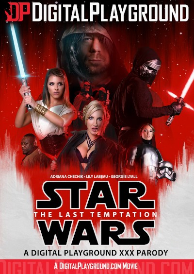 Star Wars: The Last Temptation A DP XXX Parody Porn DVD Cover with Antonio Black naked 
