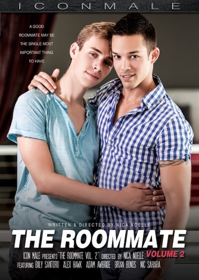 The Roommate #02 Porn DVD Cover with Adam Awbride, Alex Hawk, Billy Santoro, Brian Bonds, Nic Sahara naked 