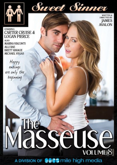 The Masseuse #08 Porn DVD Cover with Alli Rae, Brett Ravage, Carter Cruise, Logan Pierce, Marina Visconti, Michael Vegas naked 