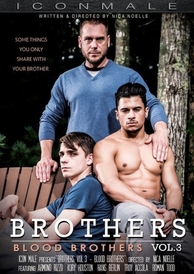 Brothers 3 - Buddies Porn DVD Cover with Armond Rizzo, Hans Berlin, Roman Todd, Troy Accola, Kory Houston naked 