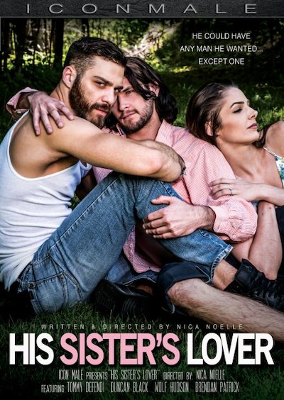 His Sister's Lover Porn DVD Cover with Duncan Black, Brendan Patrick, Tommy Defendi, Wolf Hudson naked 