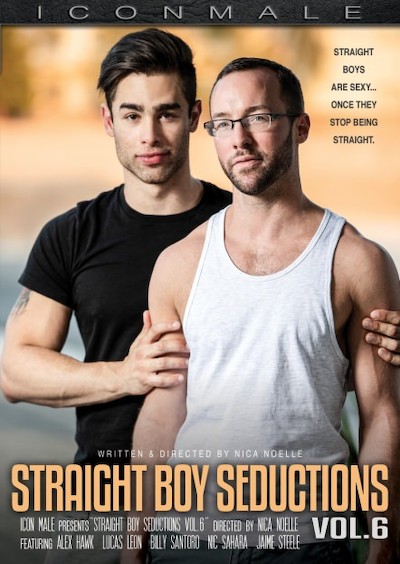 Straight Boy Seductions #06 Porn DVD Cover with Alex Hawk, Billy Santoro, Jaime Steel, Lucas Leon, Nic Sahara naked 