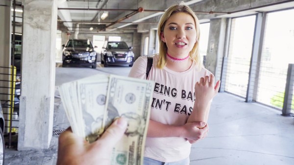 Saucy Blonde Fucks for Money Porn Photo with Levi Cash, Zelda Morrison naked