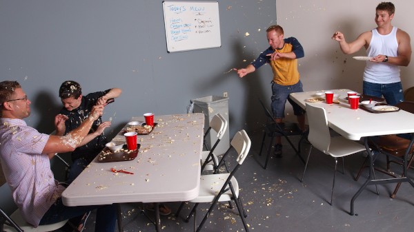 Food Fight Porn Photo with Bobby Clark, Tyler Sweet naked
