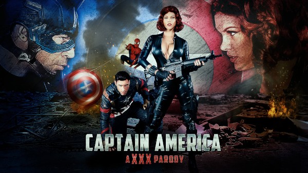 Captain America: A XXX Parody Porn Photo with Peta Jensen, Charles Dera naked